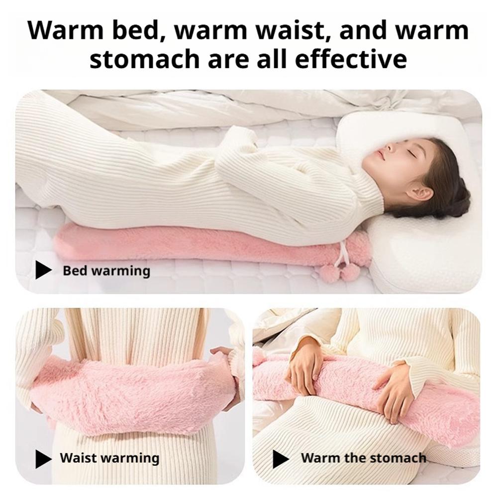 Oversized Extra Long Thickened Hot Water Bottle - Leak-proof Water Filling Bed Large Capacity Winter Bed Heater For Cold Nights