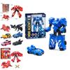 Miniforce X Lucybot Colorful 4 In 1 Transformer Car Robot Toy For Kids