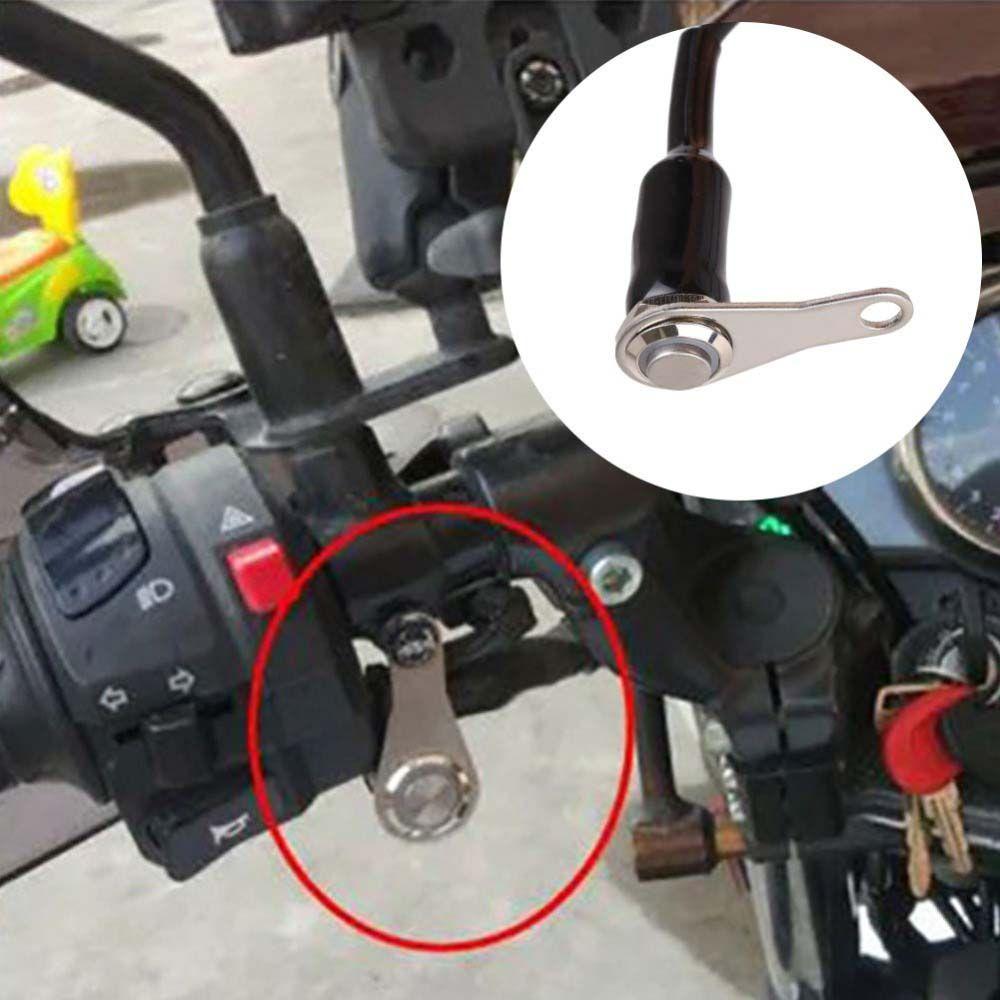 Connector Motorcycle LED Light Switch Fog Light switch Handlebar Mount Push Button Push Button