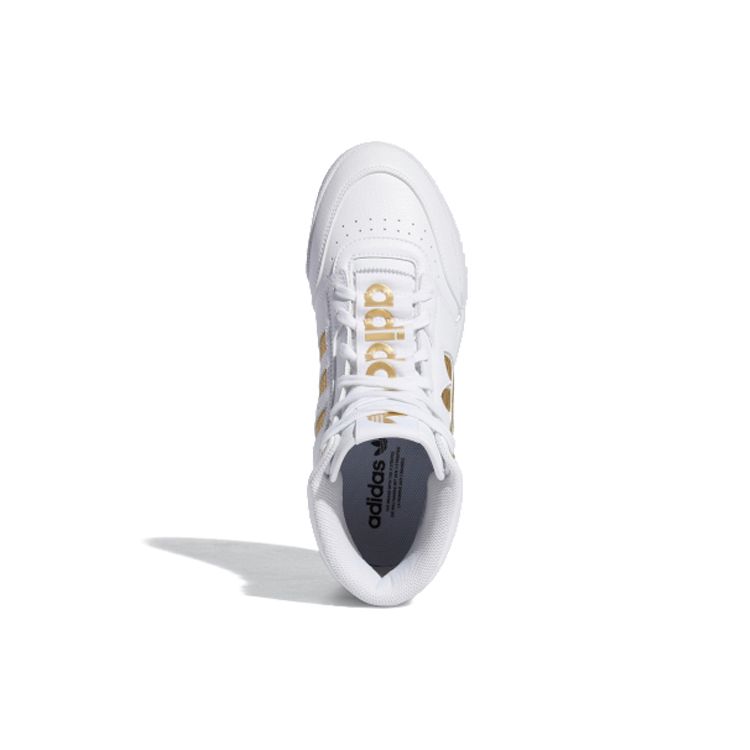 adidas Sneakers Unisex Drop Step XL Oro Bianco Metallizzato Calzature-Bianco FW2040