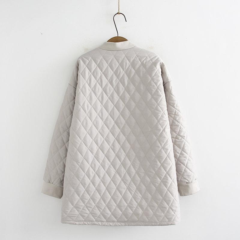 Autumn and Winter Women's Jacket Parka Clothing Loose Winter Coat Female Zipper Windbreaker Outerwear