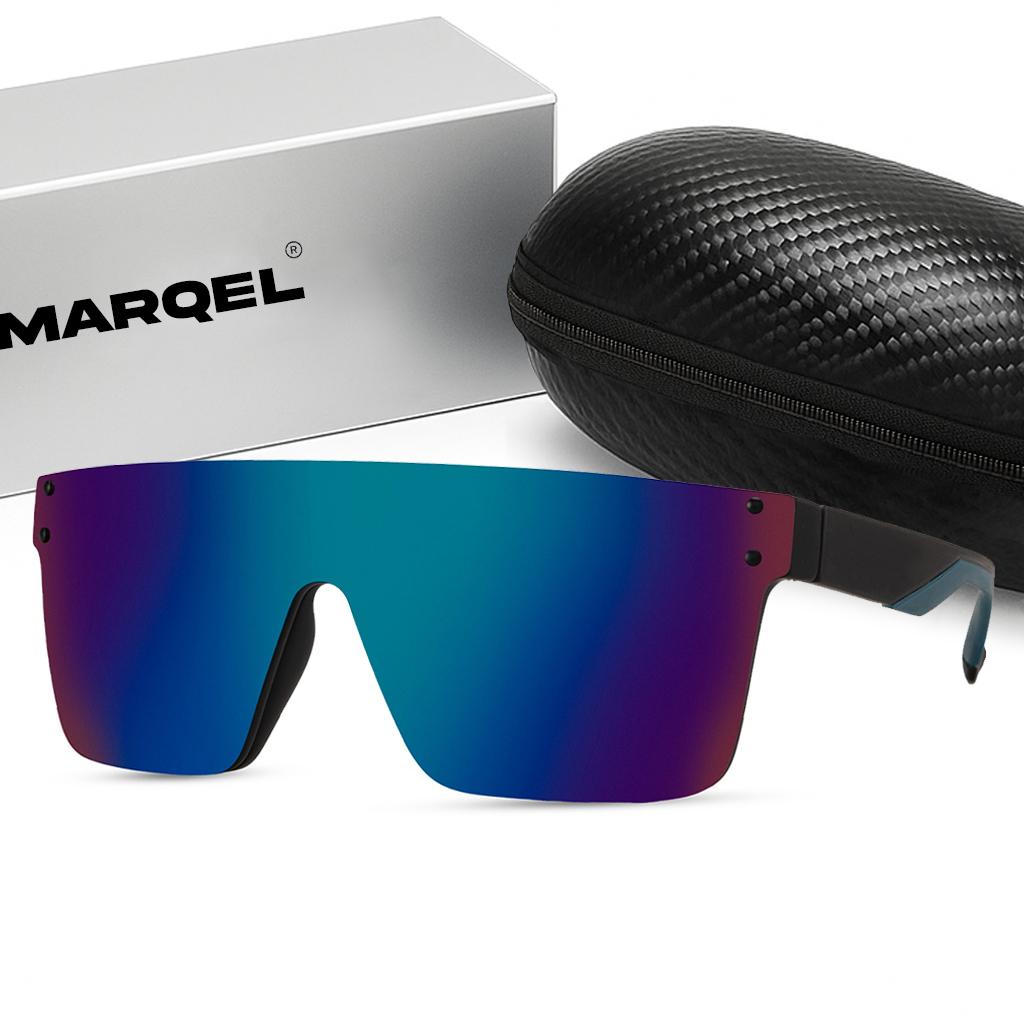 Brandneue MARQEL Herren-Sonnenbrille, 100 % UV400, modisch, klassisch, verspiegelte Qualitätsgläser, L6500
