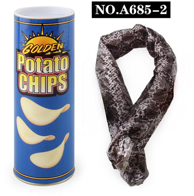 Bouncing Snake in Potato Chip Can - Prank Toy and Party Gift