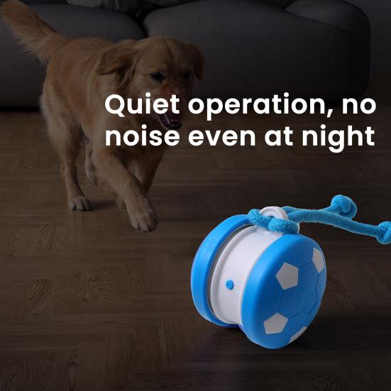 Pet Ball Toy with Tail Rope Rechargeable USB Design Interactive Rolling Cat Toy Boredom