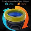 Toilet Bowl Gasket Flange Rings Toilet Spill Sealing Rings Floor Outlet Drain Pipe Flange Rings Easy Installation