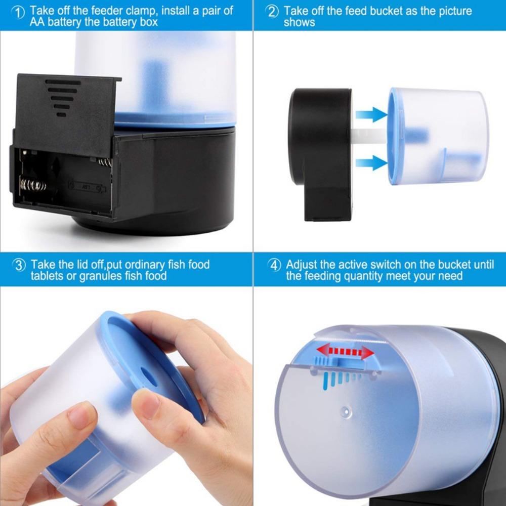 Smart Timer Automatic Feeder Fish Tank Accessories Fish Feeder Tool Fish Feeding Dispenser