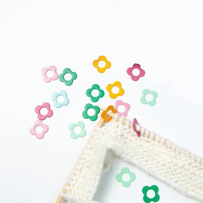 20-100 ks Kovové značkovače s vypalovanou barvou Sponky Pletací nástroje - Nová sada kroužkových značek