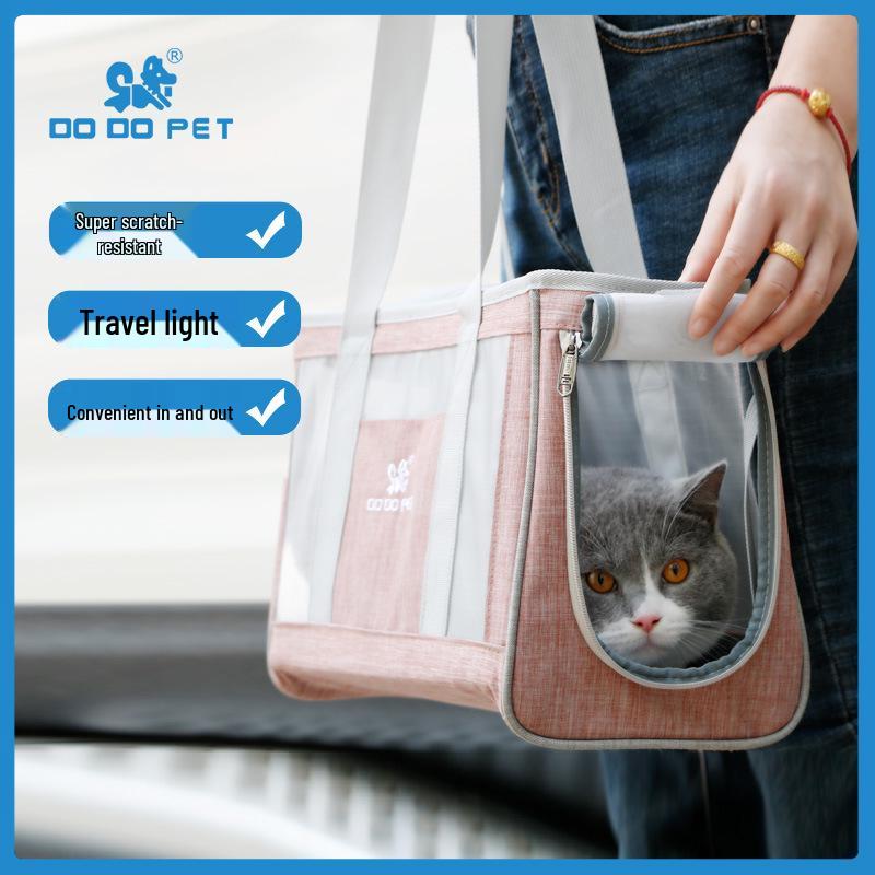 

Portable Breathable Pet Bag for Dogs and Cats - Perfect for Summer Outings Small