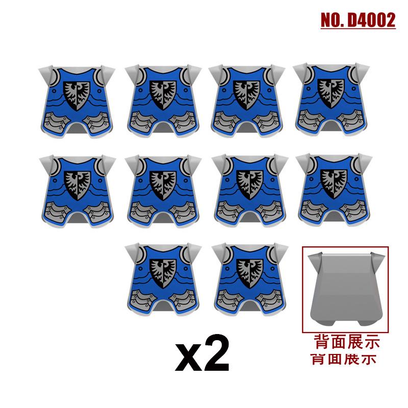 Military Building Blocks Medieval Solider Knights Equipments Mount War-Horse Wolf Flag Vests Shields Fiery Dragon Mini Brick Toy