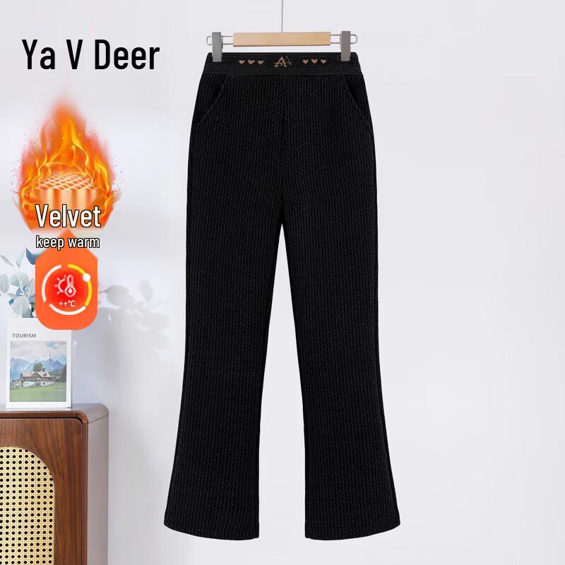 

Yalu Middle-Aged Women s Versatile Casual Pants 2XL