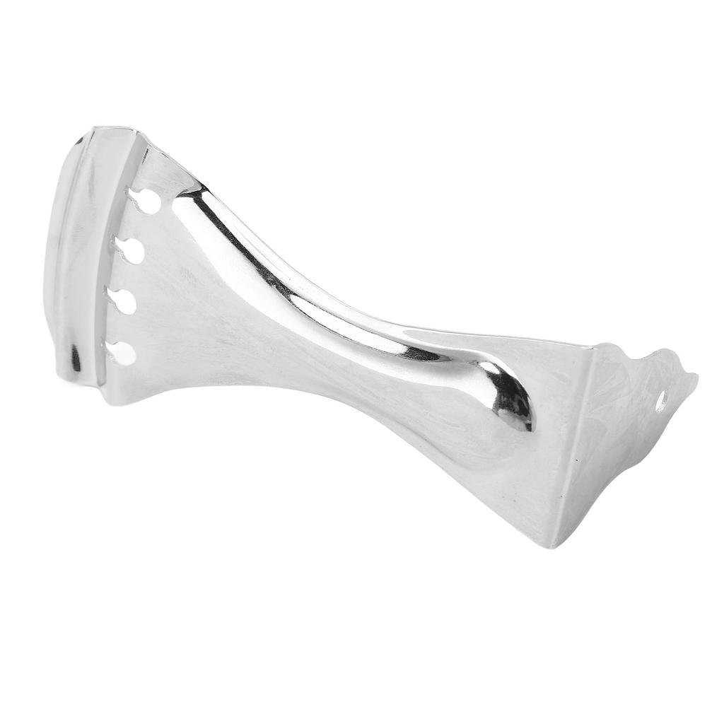 Guitar Bent Tailpiece Metal Zinc Alloy for 4 String Resonator Guitars F14 Silver Color