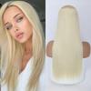 Synthetic 5 Clips Long Straight Clip In Hair Extensions One Piece 22 32 Inch Natural Blonde Hairpiece for Woman