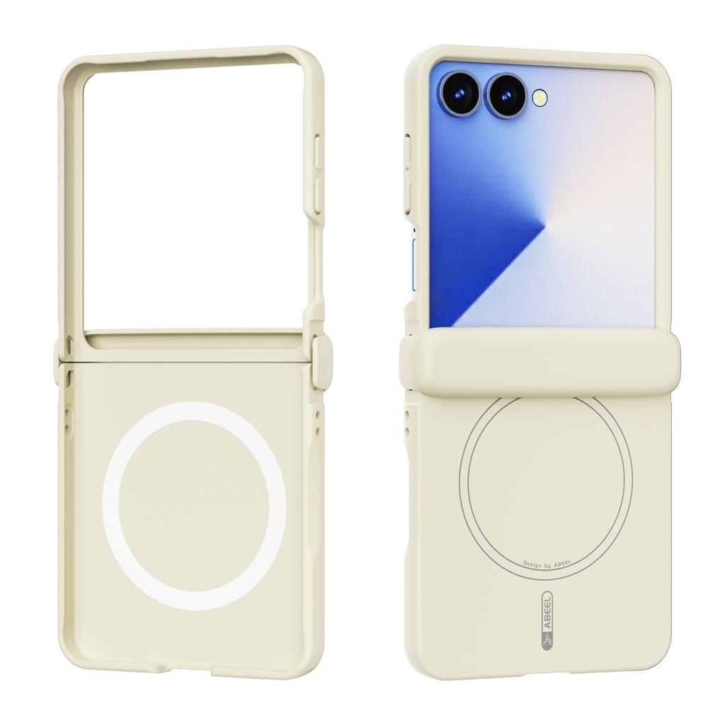 3 in1 Liquid Silicone Invisible Case For Samsung Galaxy Z Flip 7 Flip7 Magnetic Wireless Charging Shockproof Protective Cover