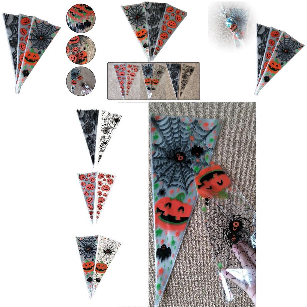 Kleurrijke snoepzakjes (100 stuks), perfect voor het bewaren van snacks en feestartikelen.