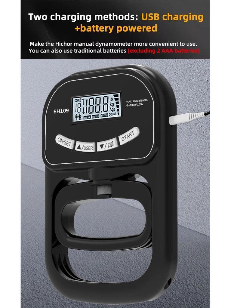 Electronic Hand Dynamometer for Exams & Fitness Testing
