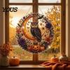 Sparkling Rhinestone Craft Projects Halloween Ghost/Owl Diamond Art Hanging Ornament Kit, Kits for Adults Painting Suncatcher, DIY Pendant Window