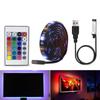 RGB LED Light Strip Set with 5V USB, 24-Key Remote & Bluetooth for TV Backlighting