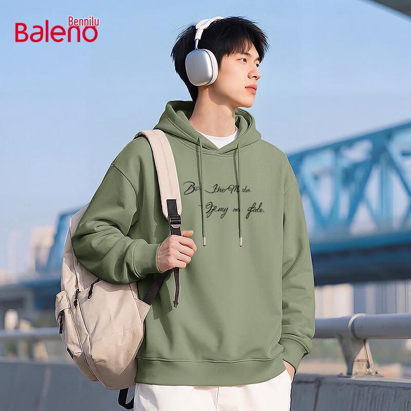 Baleno Men s Heavyweight Cotton Hooded Sweatshirt 2XL