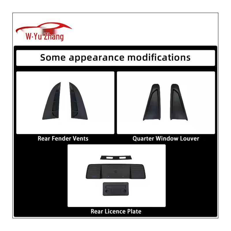 2010-2014 Ford Mustang Body Kit: Front & Rear Bumpers, Hood, Fenders