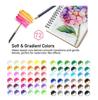 Roseelf Watercolor Pencils Professional In a Tin Includes A5 Watercolor for Landscape and More A Luxurious Gift 72-Color Set, Water-Soluble, Grade,