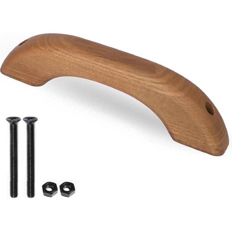 Teak Wood Handle Grab Handrail for Boat and RV