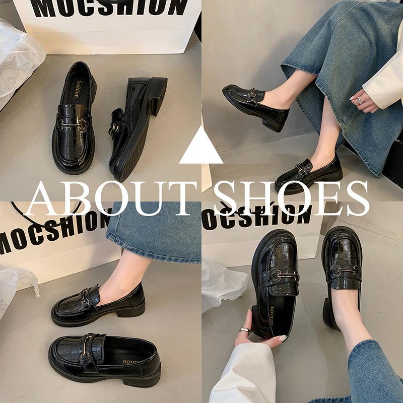 Dámské robustní platformové penny loafers z PU kůže nazouvací pohodlné s kulatou špičkou business casual boty elegantní do kanceláře do práce vycházkové mokasíny pro ženy