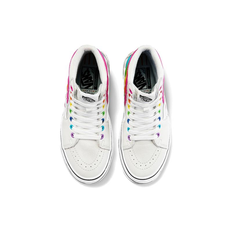 Vans Flour Shop X Vans Super ComfyCush Sk8 Hi 'Rainbow' Vans VN0A54EU2N7