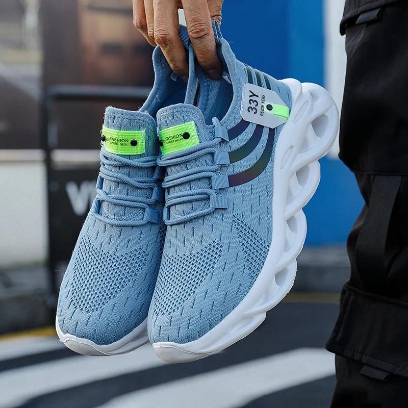 Men's Casual Sports Shoes Breathable Lightweight Outdoor Sports Shoes Jogging Tennis Fashionable Walking Men's Shoes Trainer Men