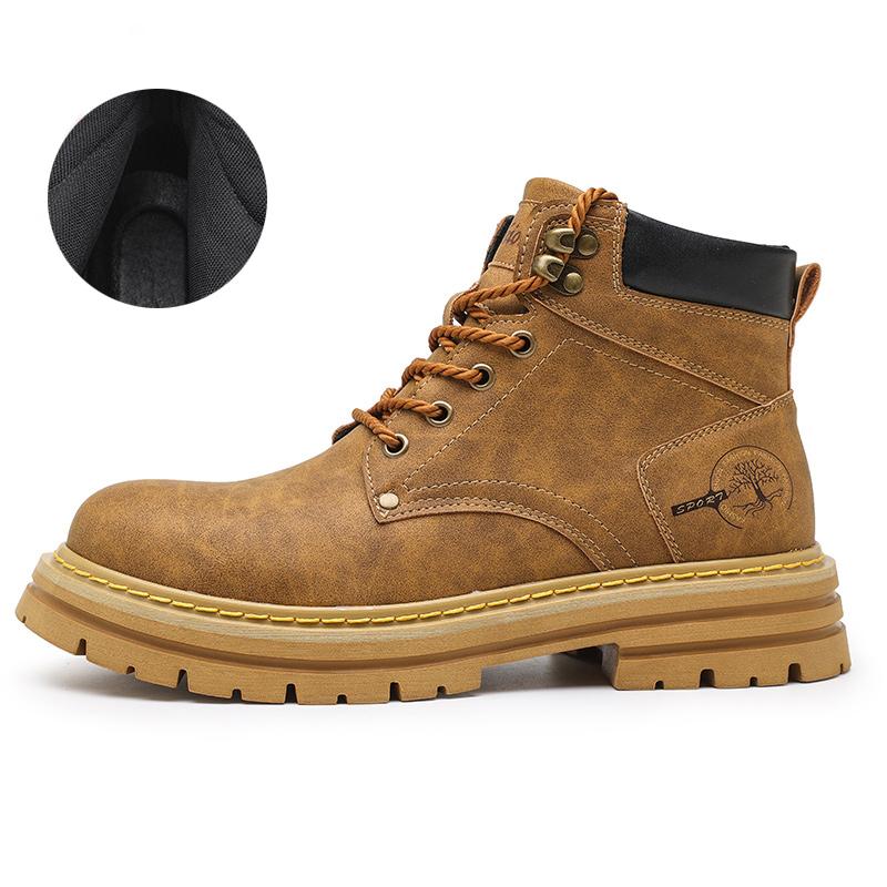 Autumn Winter Men Boots Waterproof Outdoor Ankle Boots For Men Tooling Boots