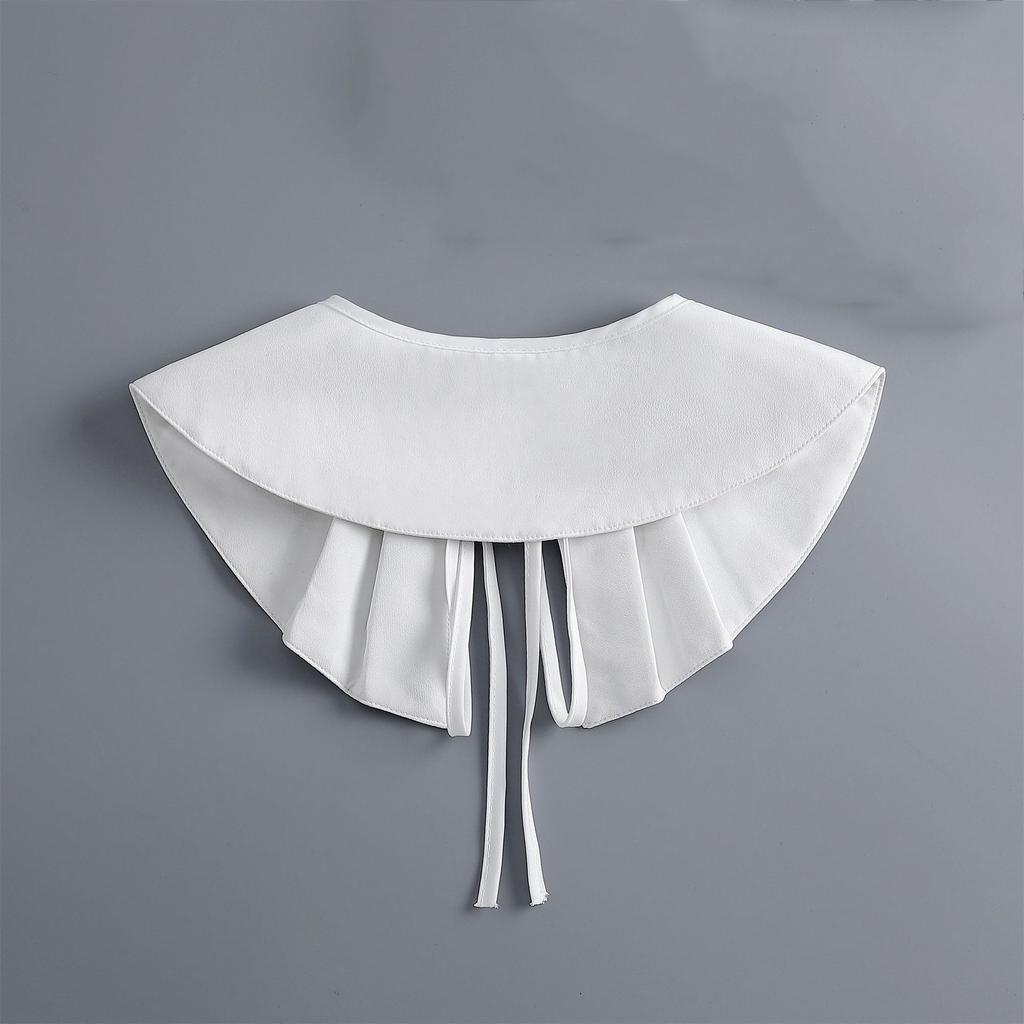 Women Dress Shirt Detachable Collar Women's Lapel Fake Collar Shawl Shoulder Wraps for Sweater False Collar Fuax Cols Accessory