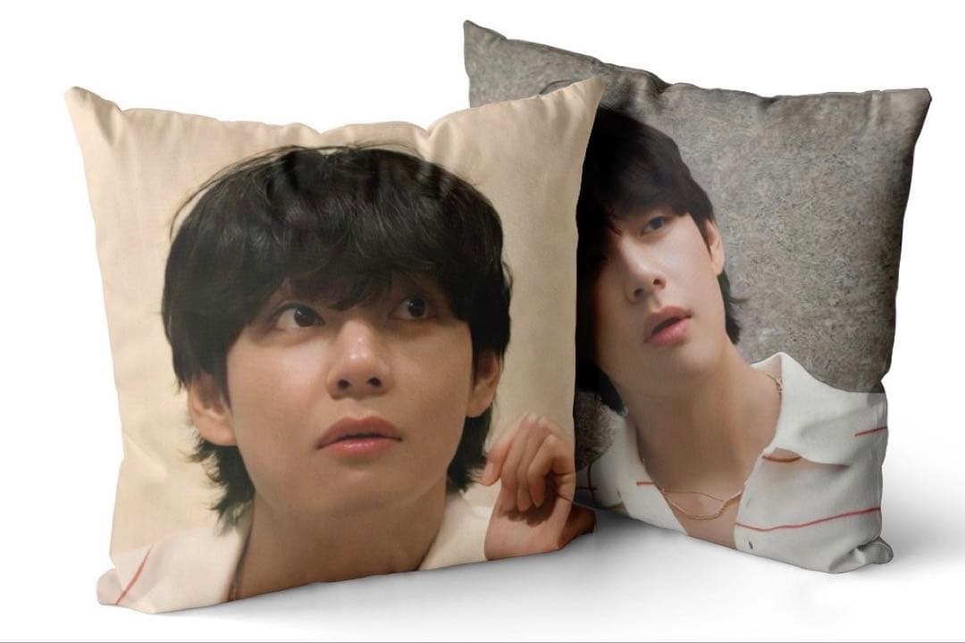 

[USED] BTS Cushion Cover Taehyung V Tae
