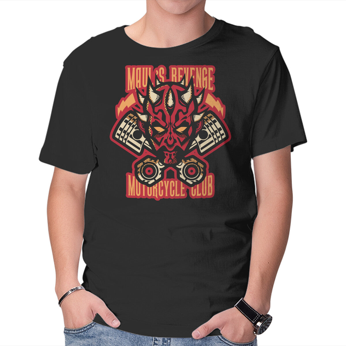 Unisex Crew Neck T-Shirt Maul s Revenge Graphic Short Sleeve Casual Tee XXL