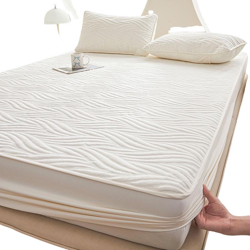 A-Grade Quilted Waterproof Mattress Protector - Soybean Fiber, Fitted for Mother and Baby.