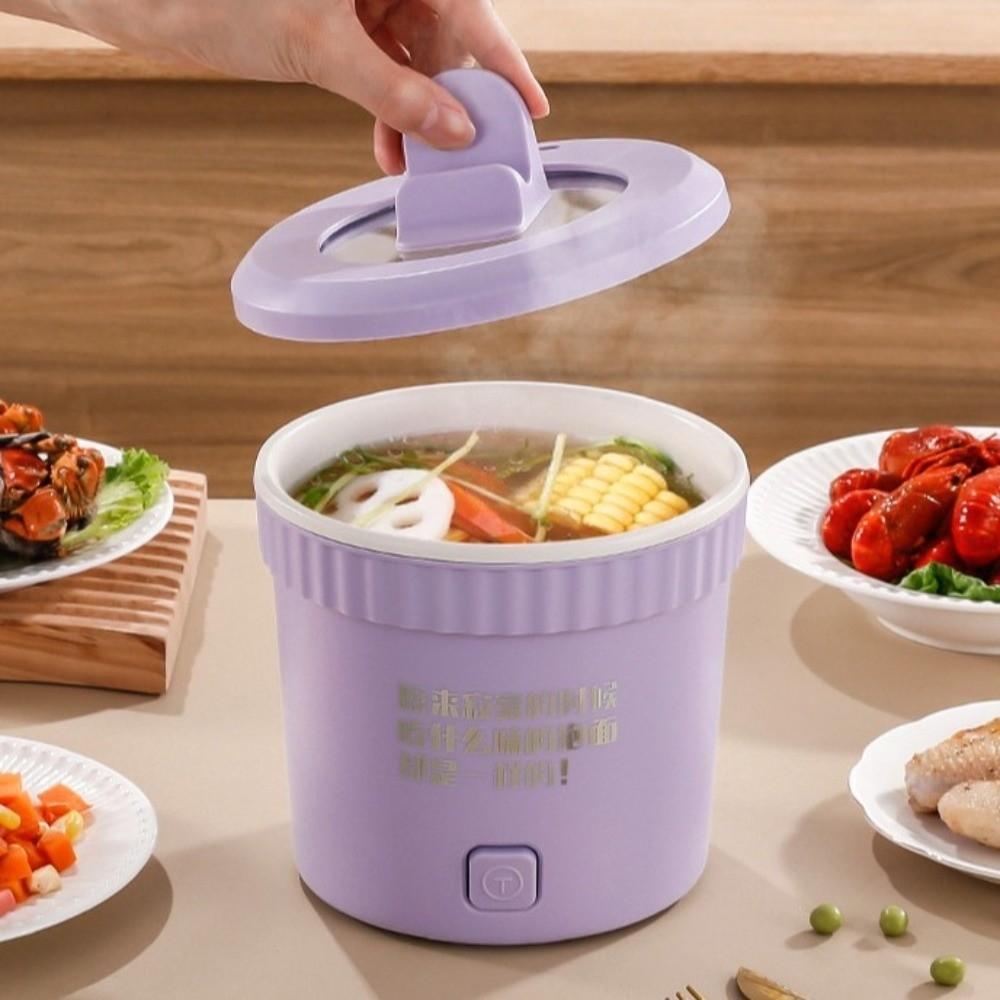 Noodles Bowl Electric Hot Pot Steamer All-in-one Pot Mini Cooking Pot Mini Electric Cooker  Kitchen