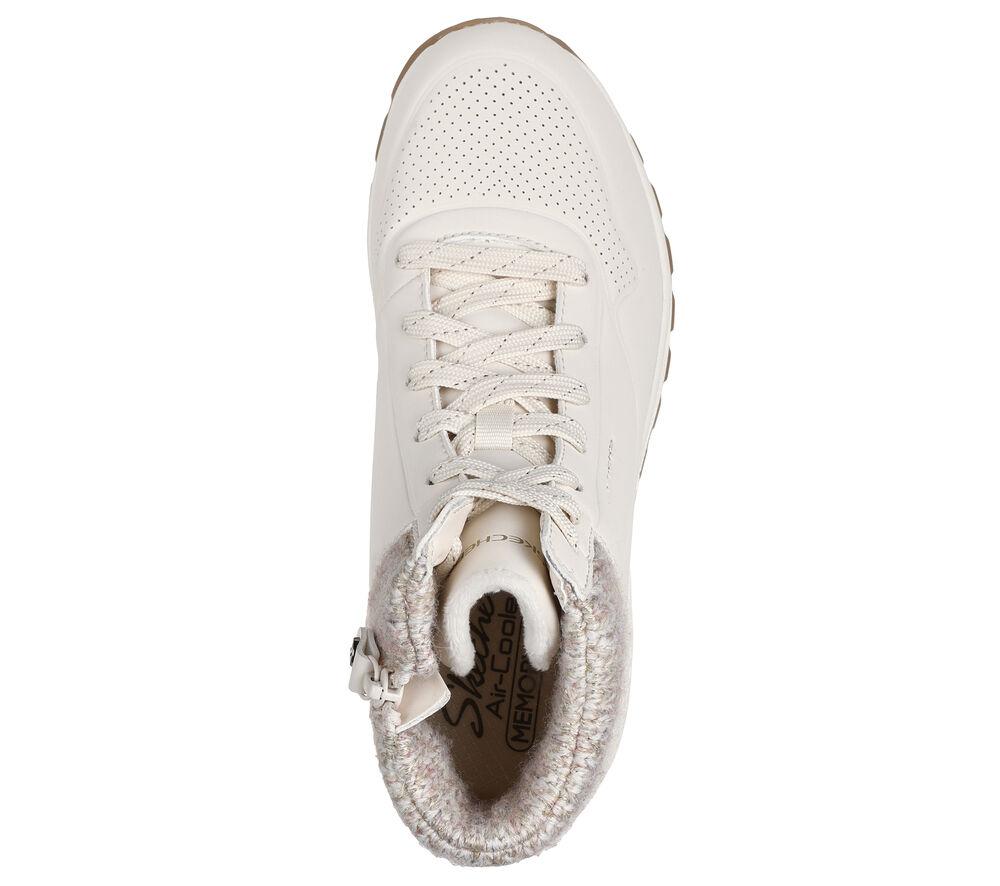boots Skechers white Uno Rugged Darling Days