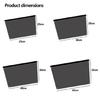 Extra Thick Acrylic Kitchen Board For Safe Hygienic Food Handling And Work Area Cover