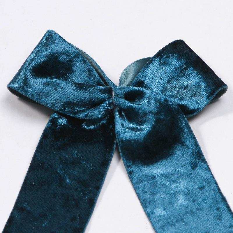 5yards 25MM 38MM Metallic Luster Velvet Stain Ribbon for Clothing Sewing DIY Hair Bows Hat Decor Craft Accessories Supply