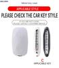 New Zinc Alloy+Leather Car Key Case Cover Shell Fob For Genesis G80    G70 G90 G90Rs4 Gv60 Gv80 Car Accesories