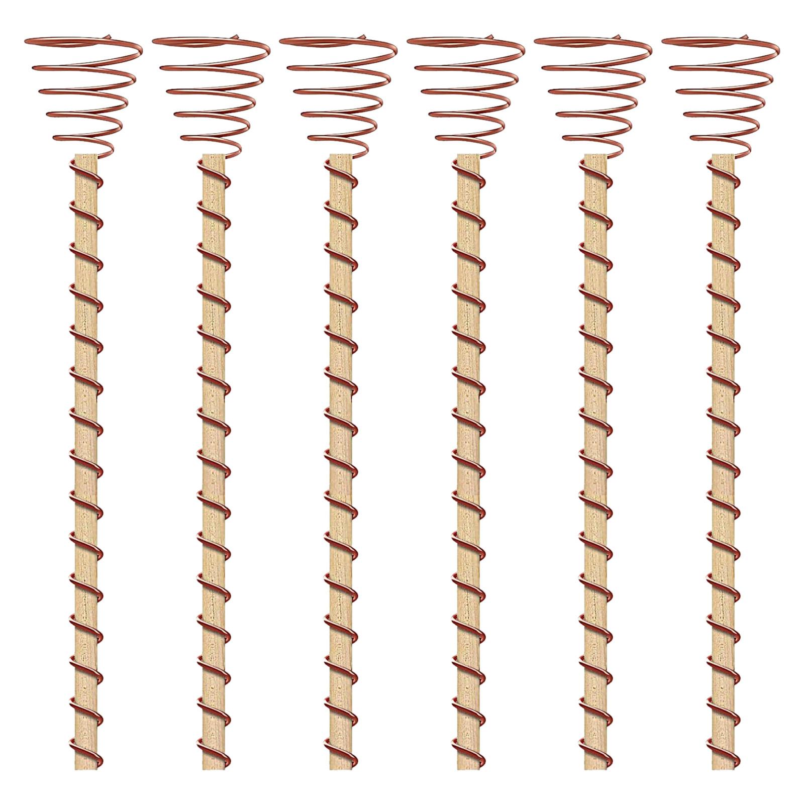 

Copper Wire Coil Plant Support Stake for Garden Plants Climbing Vines and Seedlings Durable Spiral Design for Plant Training