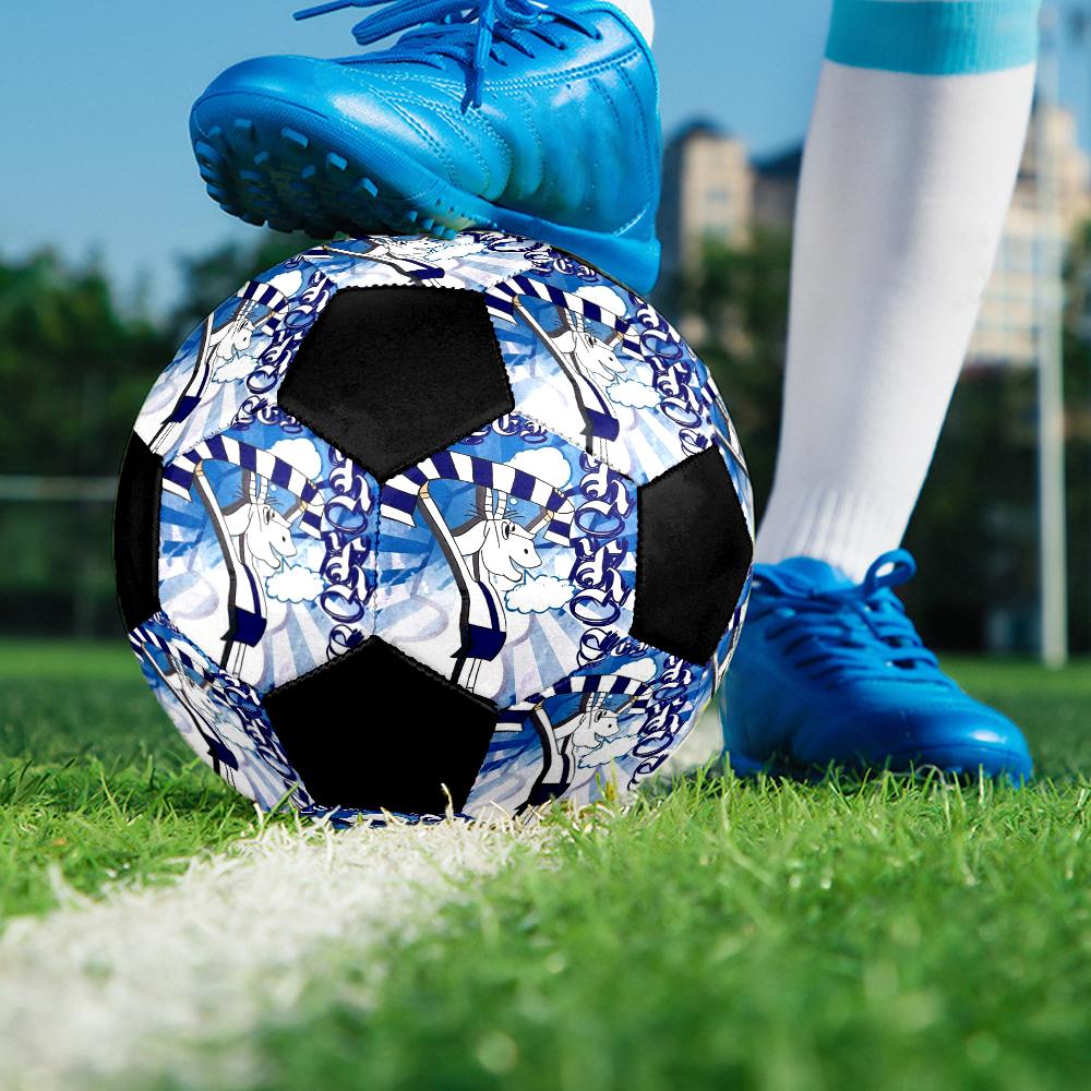 Kks Lech Poznan Indoor Soccer Ball Colorful Machine Stitched PVC Size 5 Team Training Competition Ready Durable High-Bounce Cool Sports Gift