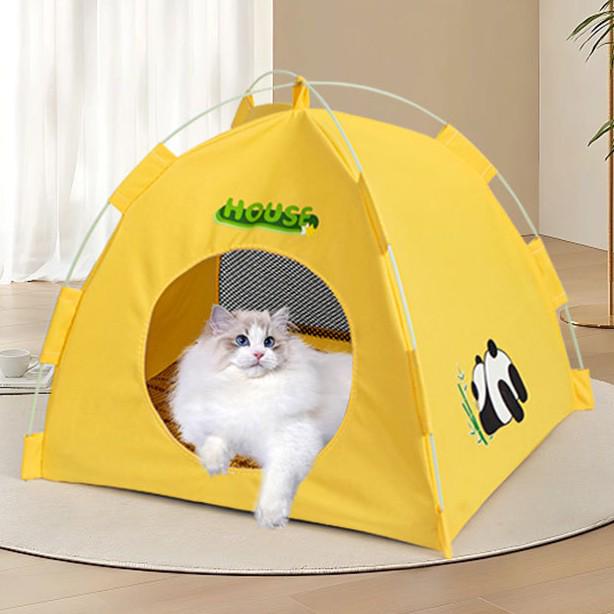 All-Season Foldable Pet Tent for Cats and Dogs - Breathable Outdoor Mat