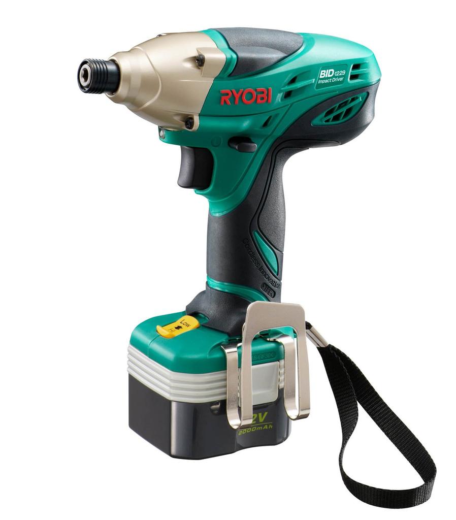 Kyocera Starý akumulátorový rázový utahovák Ryobi 12V 658420A BID-1229