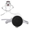 HalfFace Guard Gas Defense with No.3 Filter Box Silicone Portable for Personal Protection