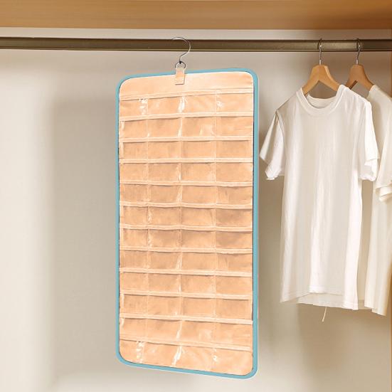 Hängender Schmuck-Organizer, Halskettenhalter, große Kapazität, Anti-Tangle-Ohrringe, Ringe, Kleiderbügel, Schmuck-Display-Rack