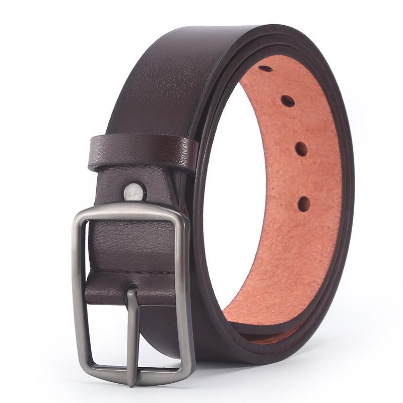 Men's Alloy Pin Buckle PU Leather Casual Jeans Belt