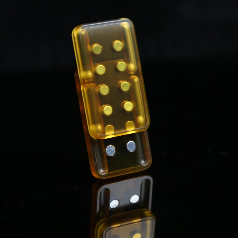 2 Layer Pei Fidget Slider Autism ADHD Metal EDC Fidget Toys Office Desk Toys Anxiety Stress Relief Toys Adult Gift