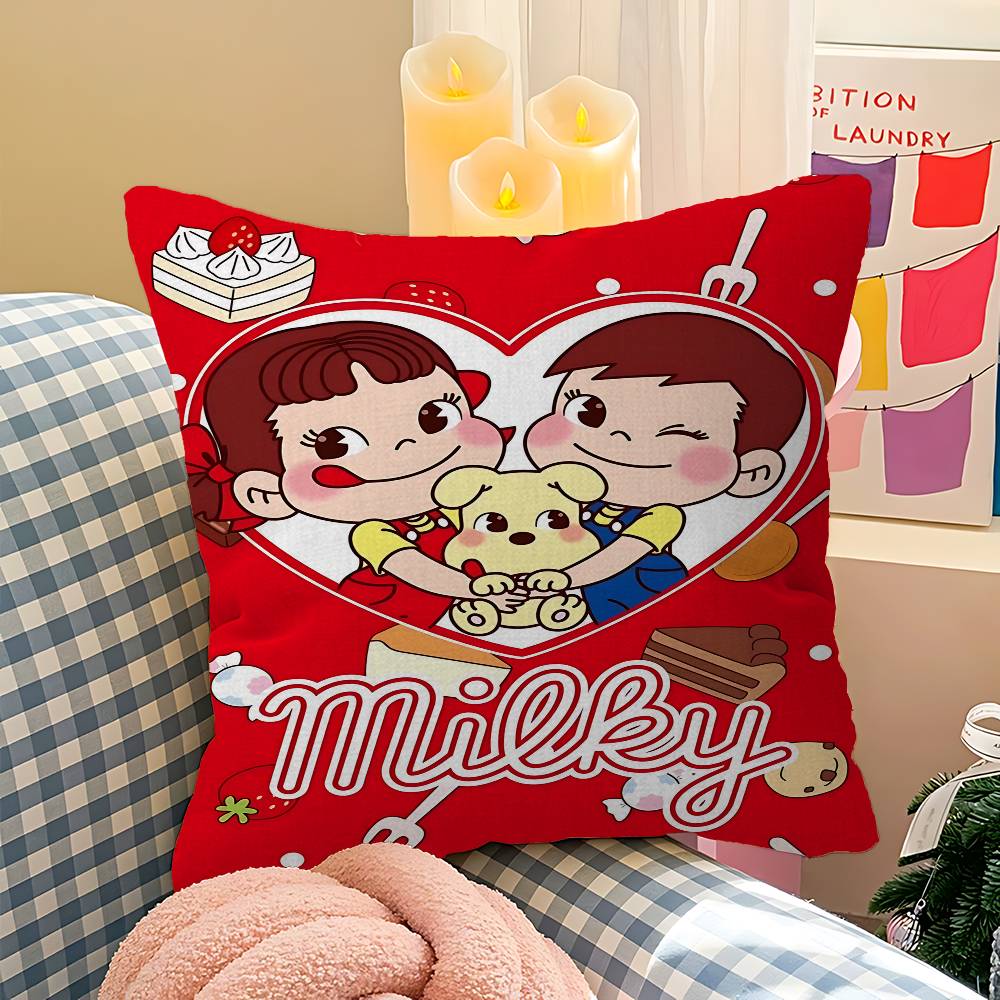 M-mil-ky W-way P-peko-Chan Kuddfodral Kuddöverdrag Dekor Kuddfodral Tryckt Kuddfodral För Soffa