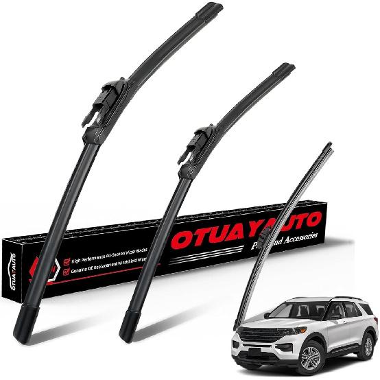 OTUAYAUTO 22"+22" Windshield Wiper Blades Replacement for Chevrolet Silverado 1500 2500 3500 1999-2006 2019-2024 Front Window Wiper Fit Factory
