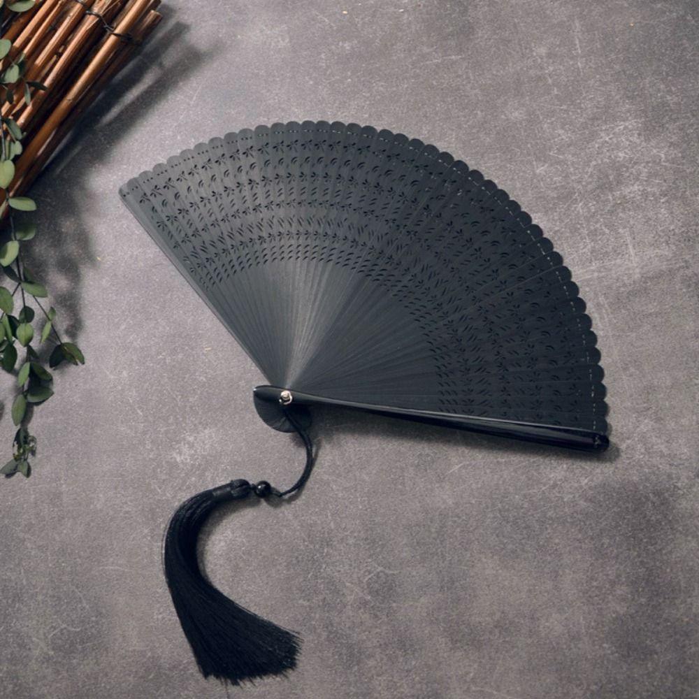 Portable Retro Hand Fan Antique Women's Folding Fan Creative Classical Folding Fan Dance Props