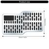 Steel Car Pedals Anti Slip Footrest Easy Installation Pedal Interior Upgrades for Enhances Driving Safety & Interior